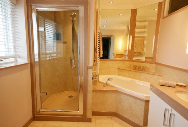 Bespoke Shower design with Champagne