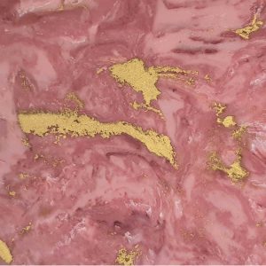 Pretty in pink metallic marble