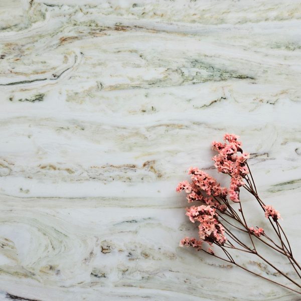 Driftwood cultured marble finish from the Versital ECO range from 100% recycled resin